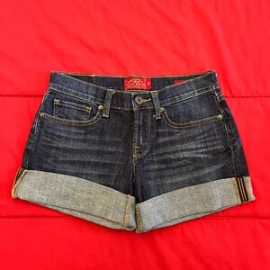 Lucky Brand Roll Up Denim Shorts